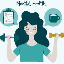 mom's mental health and fitness